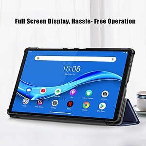 Θήκη Tri-Fold Flip Cover για Lenovo Tab M10 FHD Plus (2nd Gen) 10.3" TPU με ενισχυμένες γωνίες σε χρώμα μπλε - Image 5