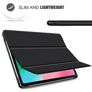 Θήκη Tri-Fold Flip Cover για Galaxy Tab A7 (2020) 10.4" TPU με ενισχυμένες γωνίες σε χρώμα μαύρο - Image 4