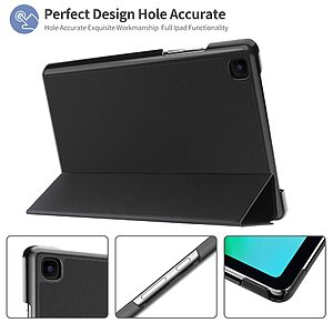 Θήκη Tri-Fold Flip Cover για Galaxy Tab A7 (2020) 10.4" TPU με ενισχυμένες γωνίες σε χρώμα μαύρο - Image 5