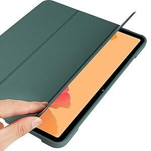 Θήκη Tri-Fold Flip Cover για Galaxy Tab A7 (2020) 10.4" TPU με ειδική θέση για πενάκι και ενισχυμένες γωνίες σε χρώμα γαλάζιο - Image 5