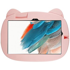 Θήκη με σχέδιο 3D Γουρουνάκι Back Cover για Galaxy Tab A8 10.5" με ενισχυμένη πλάτη σιλικόνης για προστασία στα χτυπήματα και τις πτώσεις σε χρώμα ροζ - Image 3