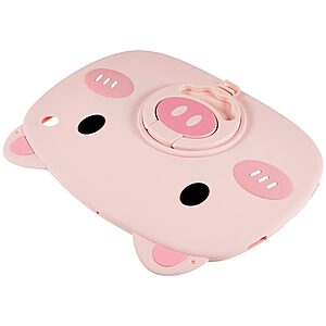 Θήκη με σχέδιο 3D Γουρουνάκι Back Cover για Galaxy Tab A8 10.5" με ενισχυμένη πλάτη σιλικόνης για προστασία στα χτυπήματα και τις πτώσεις σε χρώμα ροζ - Image 5