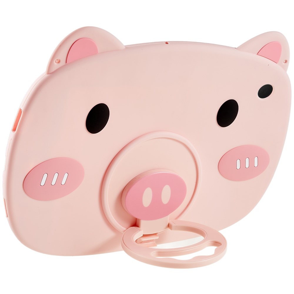 Θήκη με σχέδιο 3D Γουρουνάκι Back Cover για Galaxy Tab A8 10.5" με ενισχυμένη πλάτη σιλικόνης για προστασία στα χτυπήματα και τις πτώσεις σε χρώμα ροζ