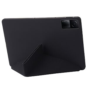 Θήκη Flip Cover για Redmi Pad 10.61" με πολλαπλές θέσεις στήριξης, και διπλή ενισχυμένη πλάτη σε χρώμα μαύρο - Image 4
