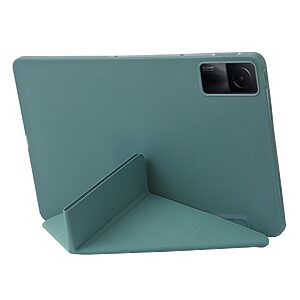 Θήκη Flip Cover για Redmi Pad 10.61" με πολλαπλές θέσεις στήριξης, και διπλή ενισχυμένη πλάτη σε χρώμα πράσινο - Image 4