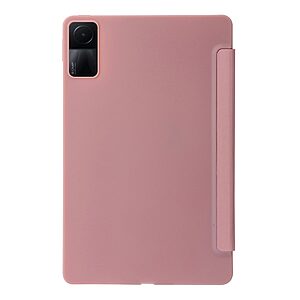 Θήκη Flip Cover για Redmi Pad 10.61" με πολλαπλές θέσεις στήριξης, και διπλή ενισχυμένη πλάτη σε χρώμα ροζ χρυσό - Image 3