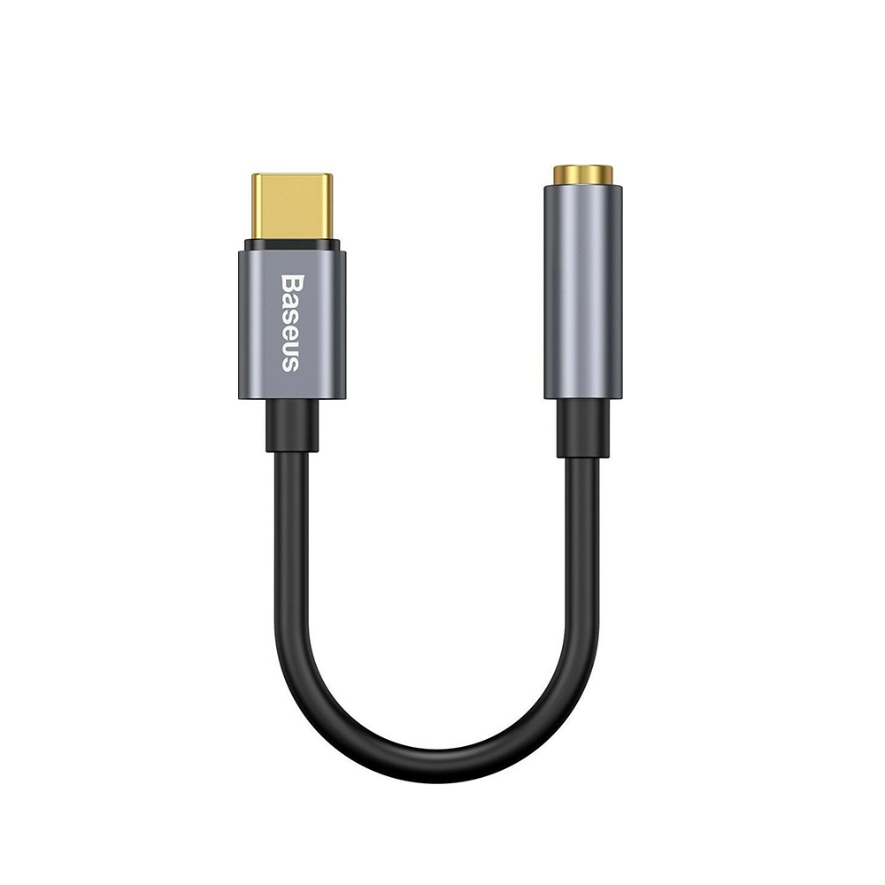 adapter-baseus-usb-type-c-35mm-jack-female-1 Adapter μετατροπέας ακουστικών Baseus L54 USB-C male σε 3.5mm audio jack female (CATL54-OG) γκρι