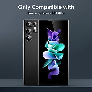 Προστατευτικός Φακός κάμερας ESR για Samsung Galaxy S23 Ultra, Ανθεκτικός σε Γρατσουνιές - Image 3