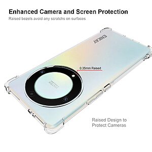 Θήκη Honor Magic5 Lite 5G ENKAY Enkay Silicone Sockproof Anti-Slip Transparent Πλάτη TPU - Image 3