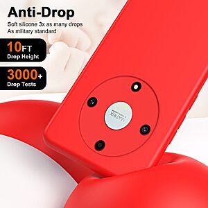 Θήκη Honor Magic5 Lite 5G OEM Ultra Thin Rubberized Premium Πλάτη TPU με εσωτερική επένδυση μωβ - Image 4