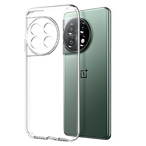 Θήκη OnePlus 11 5G NORTHJO Silicone Sockproof Anti-Slip και προστασία οθόνης Tempered Glass Transparent Πλάτη TPU - Image 3