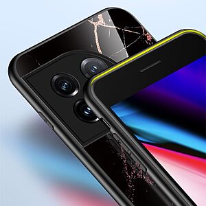 Θήκη OnePlus 11 5G OEM σχέδιο Marble με Πλάτη Tempered Glass TPU λευκό - Image 5
