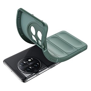 Θήκη OnePlus 11 5G Mad Mask Rugged Armor από σκληρό Premium TPU πράσινο - Image 4