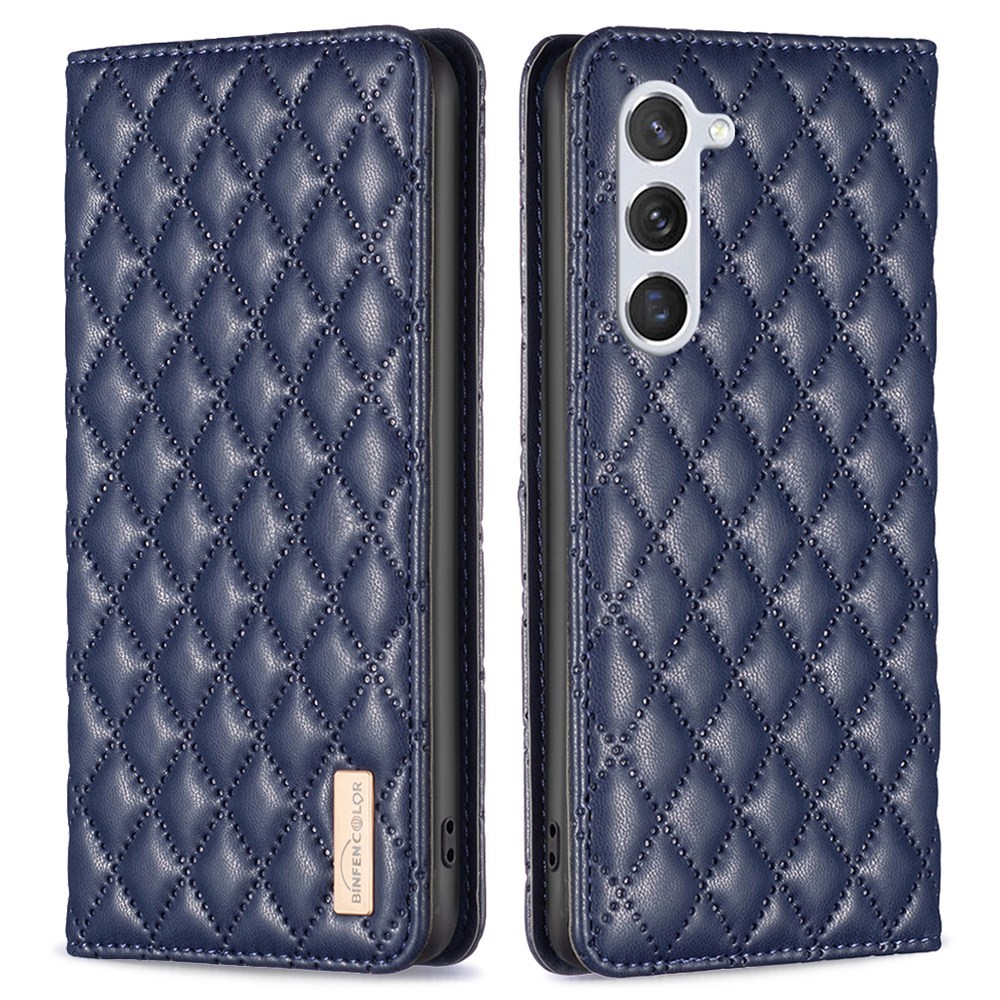 Θήκη Samsung Galaxy S23 BINFEN COLOR Rhombus Pattern Series με βάση στήριξης