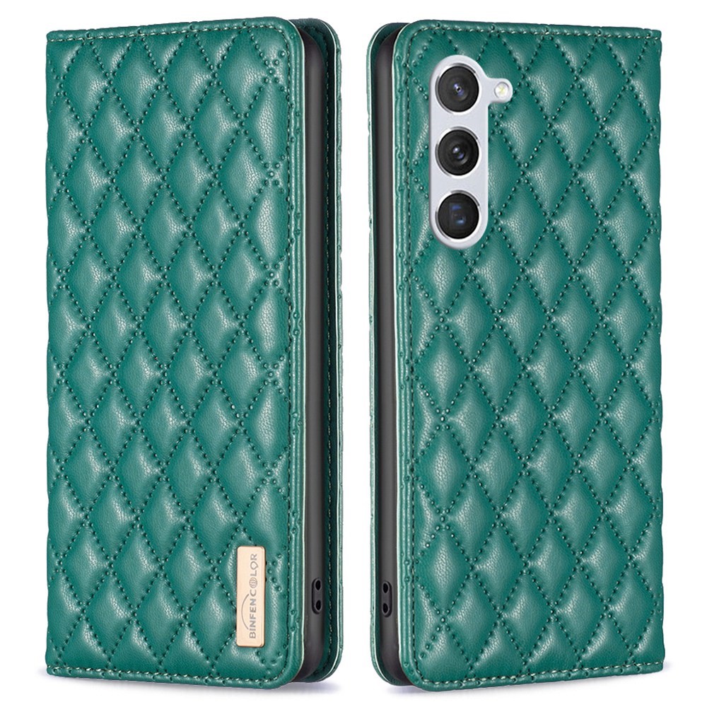 Θήκη Samsung Galaxy S23 BINFEN COLOR Rhombus Pattern Series με βάση στήριξης