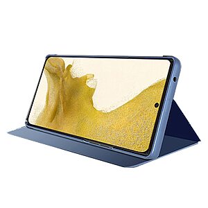 Θήκη Samsung Galaxy S23 Plus Mad Mask Mirror Surface Series Flip Window δερματίνη ροζ χρυσό - Image 3