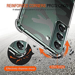 Θήκη Samsung Galaxy S23 Plus RZANTS Armor Series πλάτη Acrylic Transparent με ενισχυμένες γωνίες από σκλήρό Premium TPU - Image 3