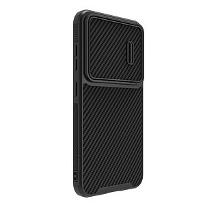 Θήκη Samsung Galaxy S23 Plus NiLLkin Camshield Carbon Fiber Series Πλάτη με προστασία για την κάμερα από σκλήρό Premium TPU μαύρο - Image 3