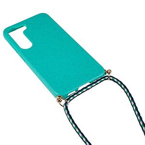 Θήκη Samsung Galaxy S23 OEM Soft Silicone Sockproof πλάτη με κορδόνι από αντικραδασμικό TPU γαλάζιο - Image 3