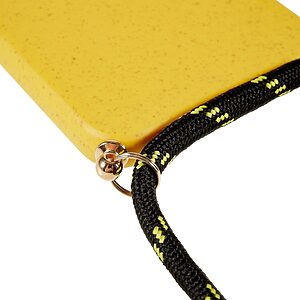 Θήκη Samsung Galaxy S23 OEM Soft Silicone Sockproof πλάτη με κορδόνι από αντικραδασμικό TPU κίτρινο - Image 5