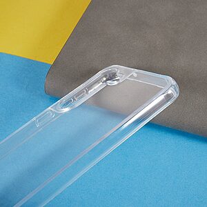 Θήκη Samsung Galaxy S23 Mad Mask Hybrid Sockproof Transparent V3 πλάτη με κορδόνι από αντικραδασμικό TPU λευκό - Image 5