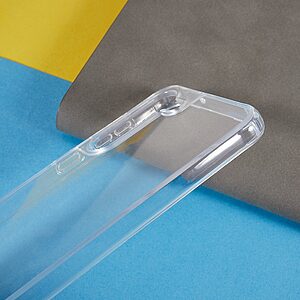 Θήκη Samsung Galaxy S23 Mad Mask Hybrid Sockproof Transparent V3 πλάτη με κορδόνι από αντικραδασμικό TPU ροζ χρυσό - Image 5