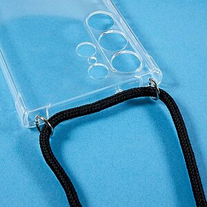 Θήκη Samsung Galaxy S23 Ultra OEM Silicone Sockproof Transparent πλάτη με κορδόνι από αντικραδασμικό TPU - Image 5