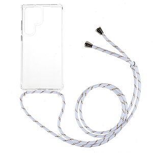 Θήκη Samsung Galaxy S23 Ultra Mad Mask Hybrid Sockproof Transparent V3 πλάτη με κορδόνι από αντικραδασμικό TPU