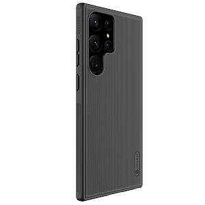 Θήκη Samsung Galaxy S23 Ultra NiLLkin Super Frosted Shield Pro Series Πλάτη από Premium σκληρό TPU μαύρο - Image 4