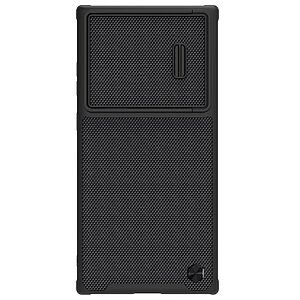 Θήκη Samsung Galaxy S23 Ultra NiLLkin Camshield Texture Pro Series Πλάτη με προστασία για την κάμερα από σκλήρό Premium TPU μαύρο - Image 3