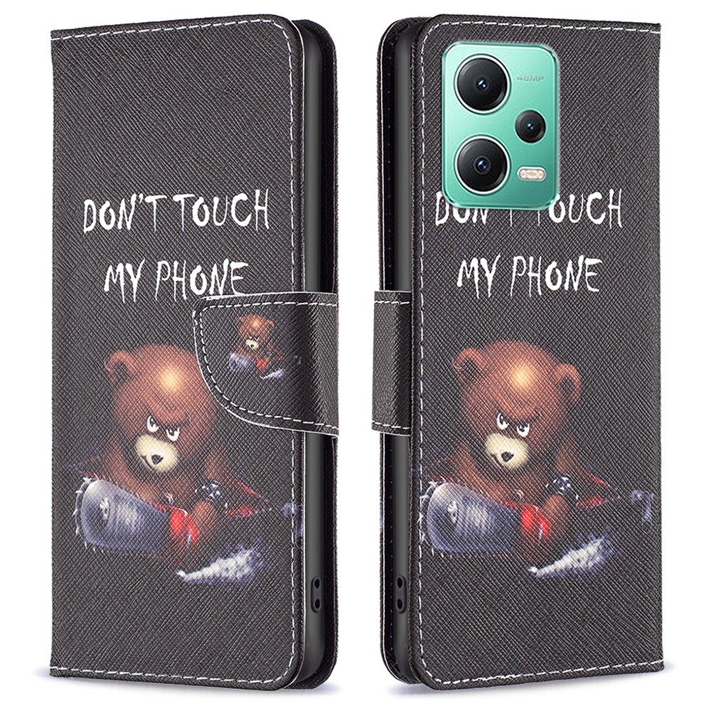 Θήκη Xiaomi Poco X5 5G OEM Angry bear with chainsaw με βάση στήριξης