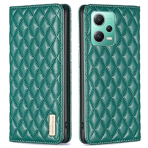 Θήκη Xiaomi Poco X5 5G BINFEN COLOR Rhombus Pattern Series με βάση στήριξης