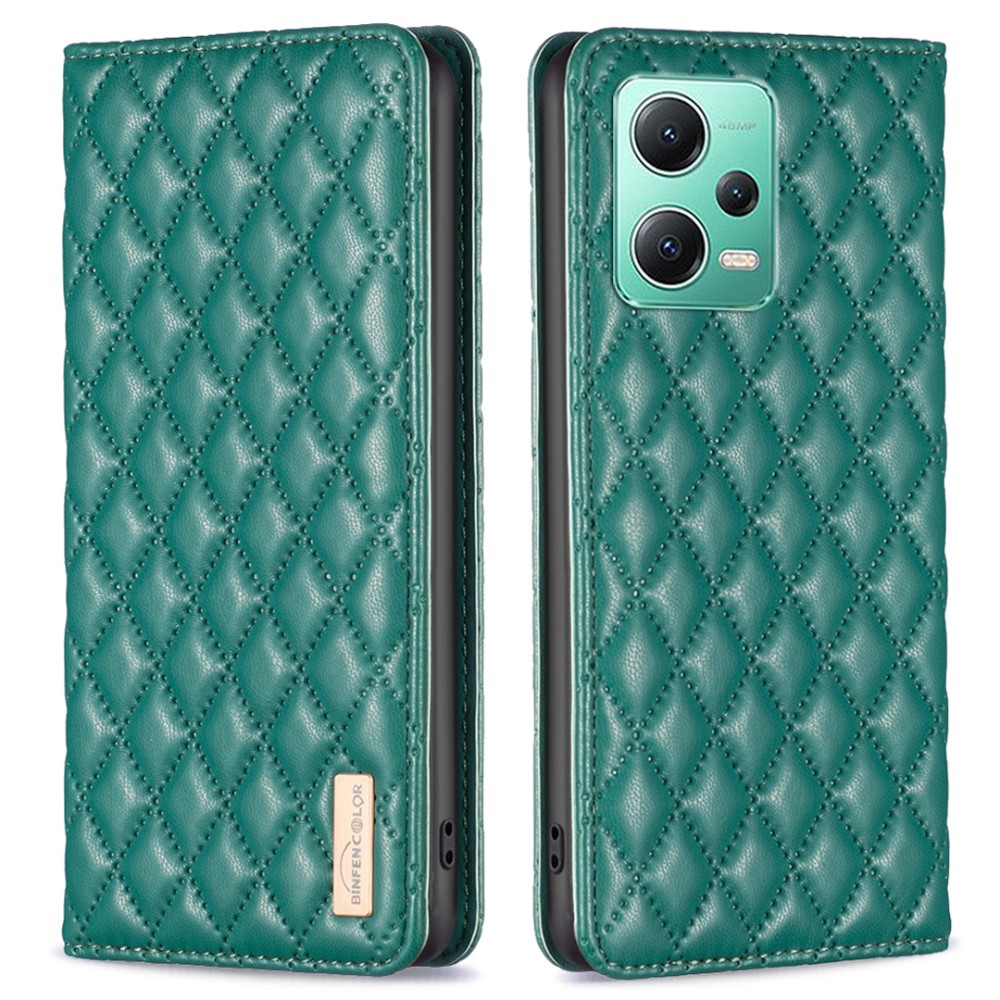 Θήκη Xiaomi Poco X5 5G BINFEN COLOR Rhombus Pattern Series με βάση στήριξης Θήκη Xiaomi Poco X5 5G BINFEN COLOR Rhombus Pattern Series με βάση στήριξης