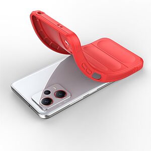 Θήκη Xiaomi Redmi Note 12 5G / Poco X5 5G Mad Mask Rugged Armor από σκληρό Premium TPU κόκκινο - Image 5
