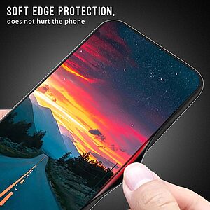 Θήκη Xiaomi Redmi Note 12 5G / Poco X5 5G OEM σχέδιο carbon με πλάτη από Tempered Glass και εσωτερικό TPU κόκκινο - Image 5