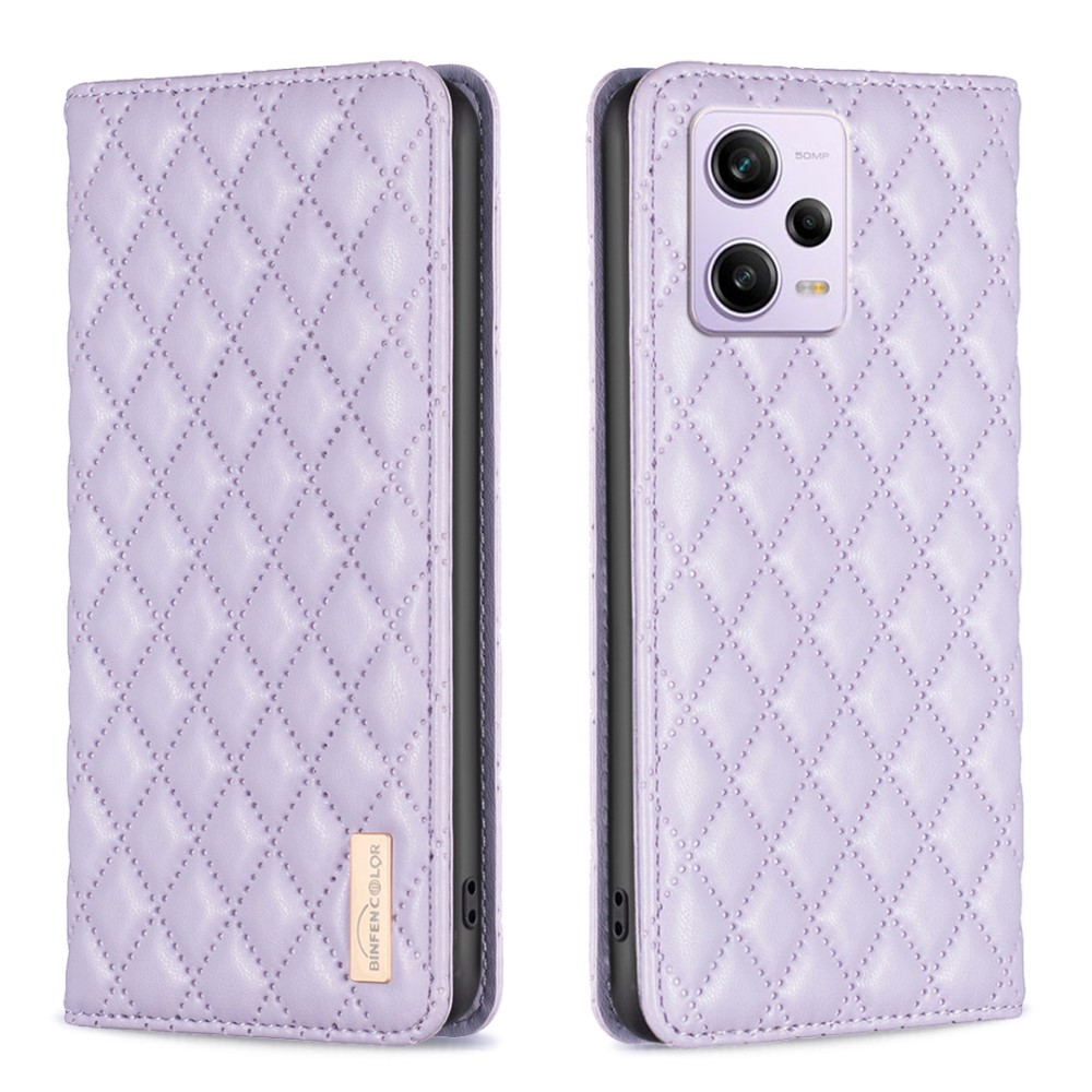 Θήκη Xiaomi Poco X5 Pro 5G BINFEN COLOR Rhombus Pattern Series με βάση στήριξης