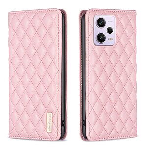 Θήκη Xiaomi Poco X5 Pro 5G BINFEN COLOR Rhombus Pattern Series με βάση στήριξης