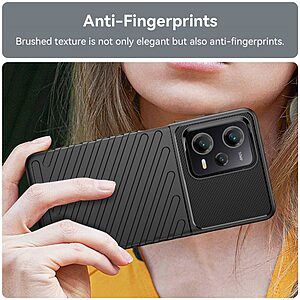 Θήκη Xiaomi Redmi Note 12 Pro 5G / Poco X5 Pro 5G Mad Mask Thunder Series Πλάτη από ενισχυμένο TPU μαύρο - Image 5