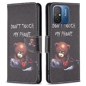 Θήκη Xiaomi Redmi 12C OEM Angry bear with chainsaw με βάση στήριξης