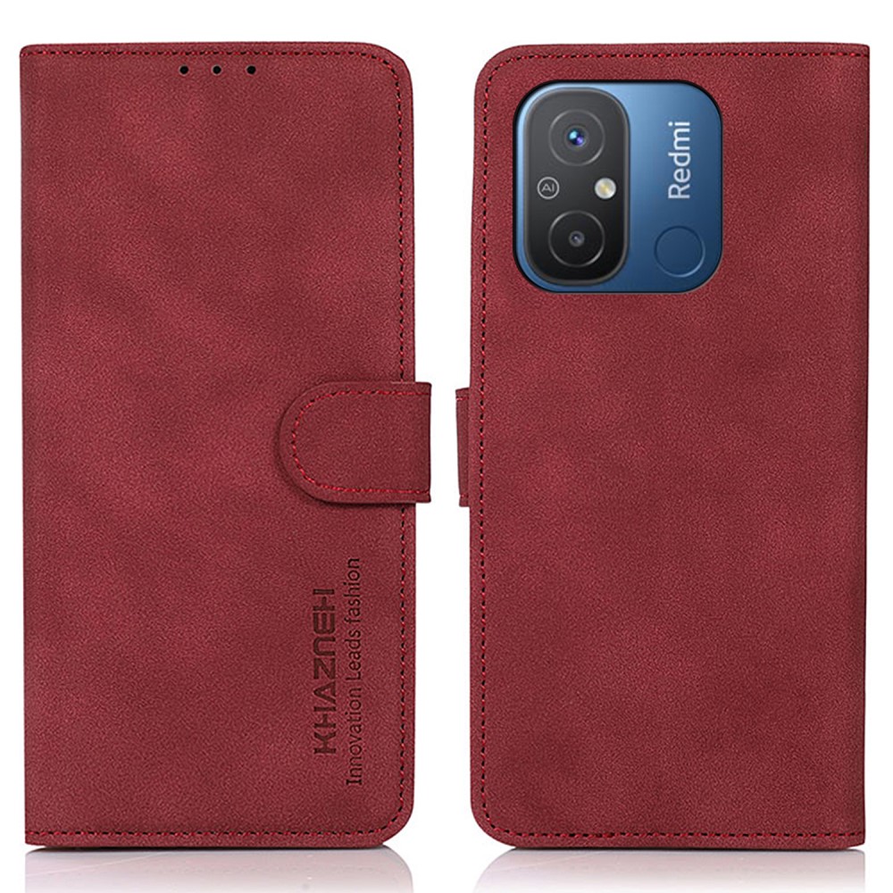 Θήκη Xiaomi Redmi 12C KHAZNEH Litchi Skin Texture Leather με βάση στήριξης Θήκη Xiaomi Redmi 12C KHAZNEH Litchi Skin Texture Leather με βάση στήριξης