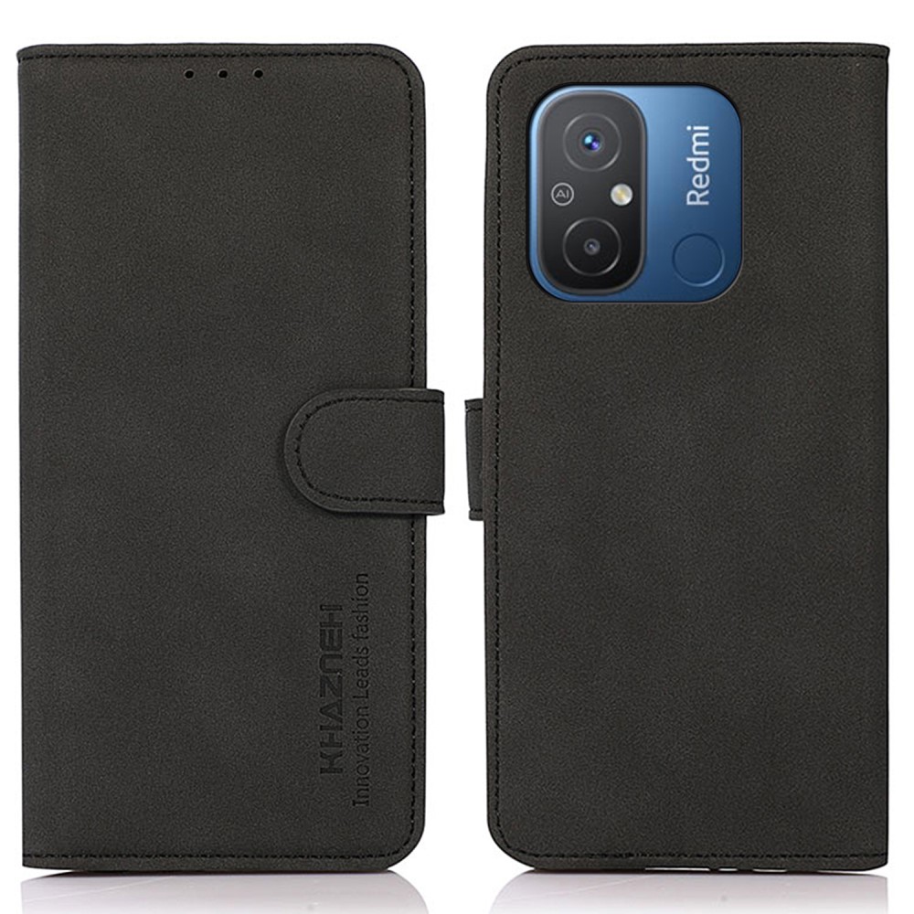 Θήκη Xiaomi Redmi 12C KHAZNEH Litchi Skin Texture Leather με βάση στήριξης Θήκη Xiaomi Redmi 12C KHAZNEH Litchi Skin Texture Leather με βάση στήριξης