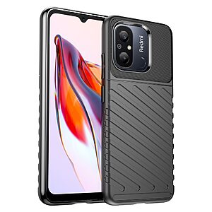 Θήκη Xiaomi Redmi 12C Mad Mask Thunder Series Πλάτη από ενισχυμένο TPU μαύρο
