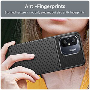 Θήκη Xiaomi Redmi 12C Mad Mask Thunder Series Πλάτη από ενισχυμένο TPU μαύρο - Image 5