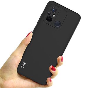 Θήκη Xiaomi Redmi 12C IMAK UC-3 Series Soft Ultra Slim TPU πλάτη μαύρο - Image 3