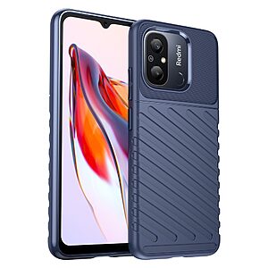 Θήκη Xiaomi Redmi 12C Mad Mask Thunder Series Πλάτη από ενισχυμένο TPU μπλε