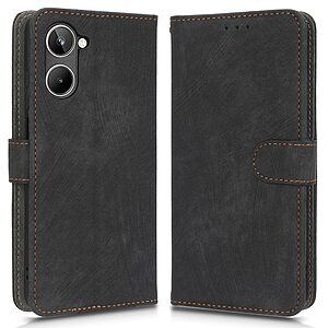 Θήκη Realme 10 Mad Mask RFID Blocking Προστασία Ασύρματης Ανάγνωσης Καρτών Leather με βάση στήριξης