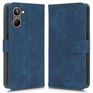 Θήκη Realme 10 Mad Mask RFID Blocking Προστασία Ασύρματης Ανάγνωσης Καρτών Leather με βάση στήριξης