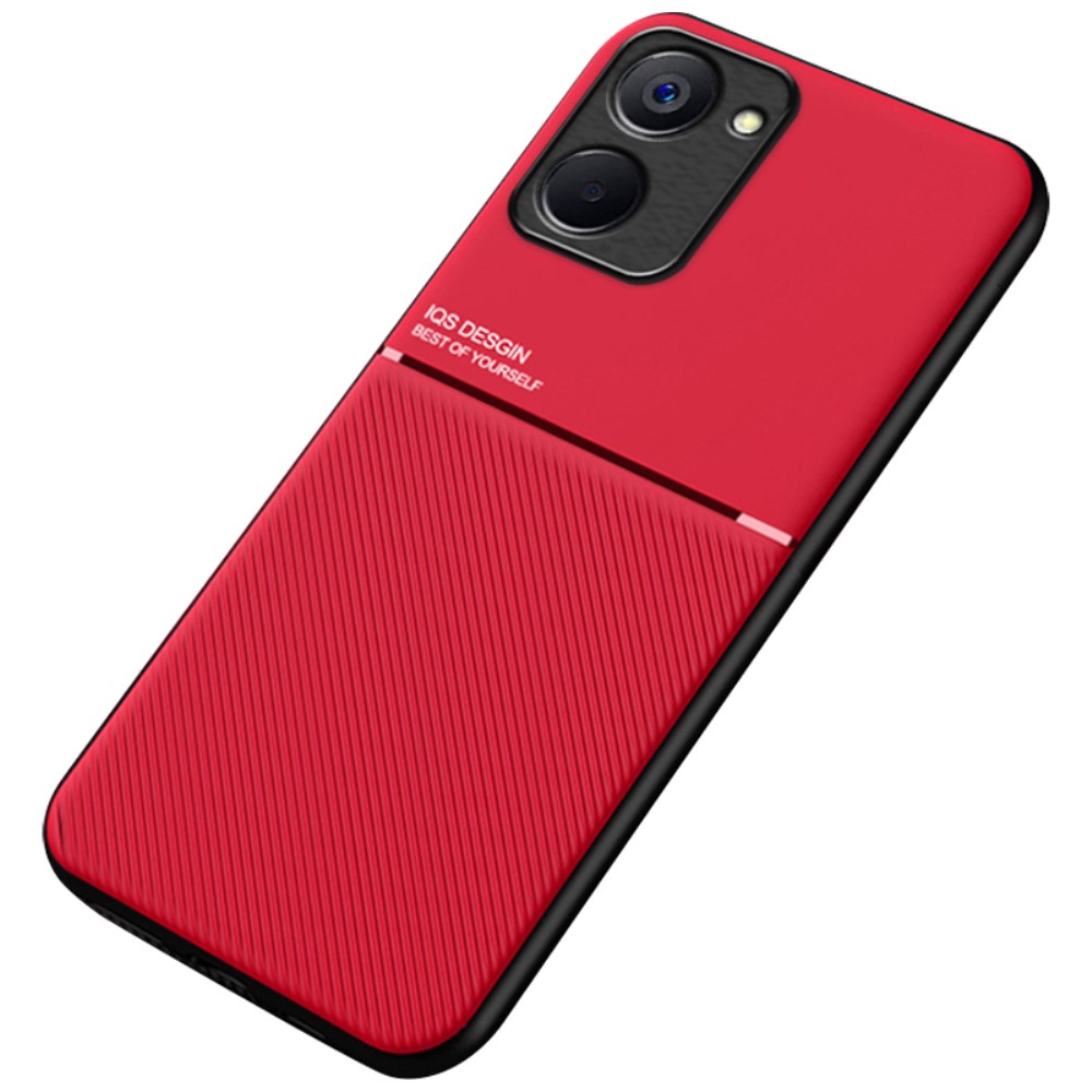 Θήκη Realme 10 Mad Mask Inner Edge πλάτη από συνθετικό δέρμα TPU κόκκινο