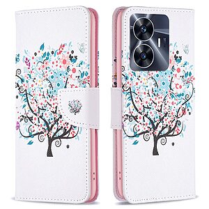 Θήκη Realme C55 OEM Flowered Tree με βάση στήριξης