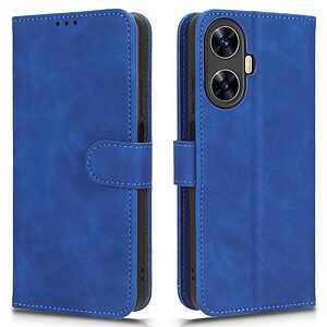 Θήκη Realme C55 OEM Leather Skin touch Feeling με βάση στήριξης